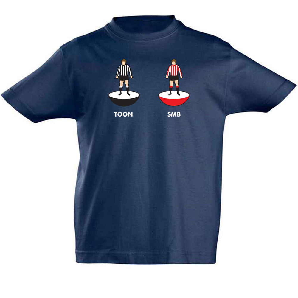 Newcastle and Sunderland Table Football Kids' T-Shirt