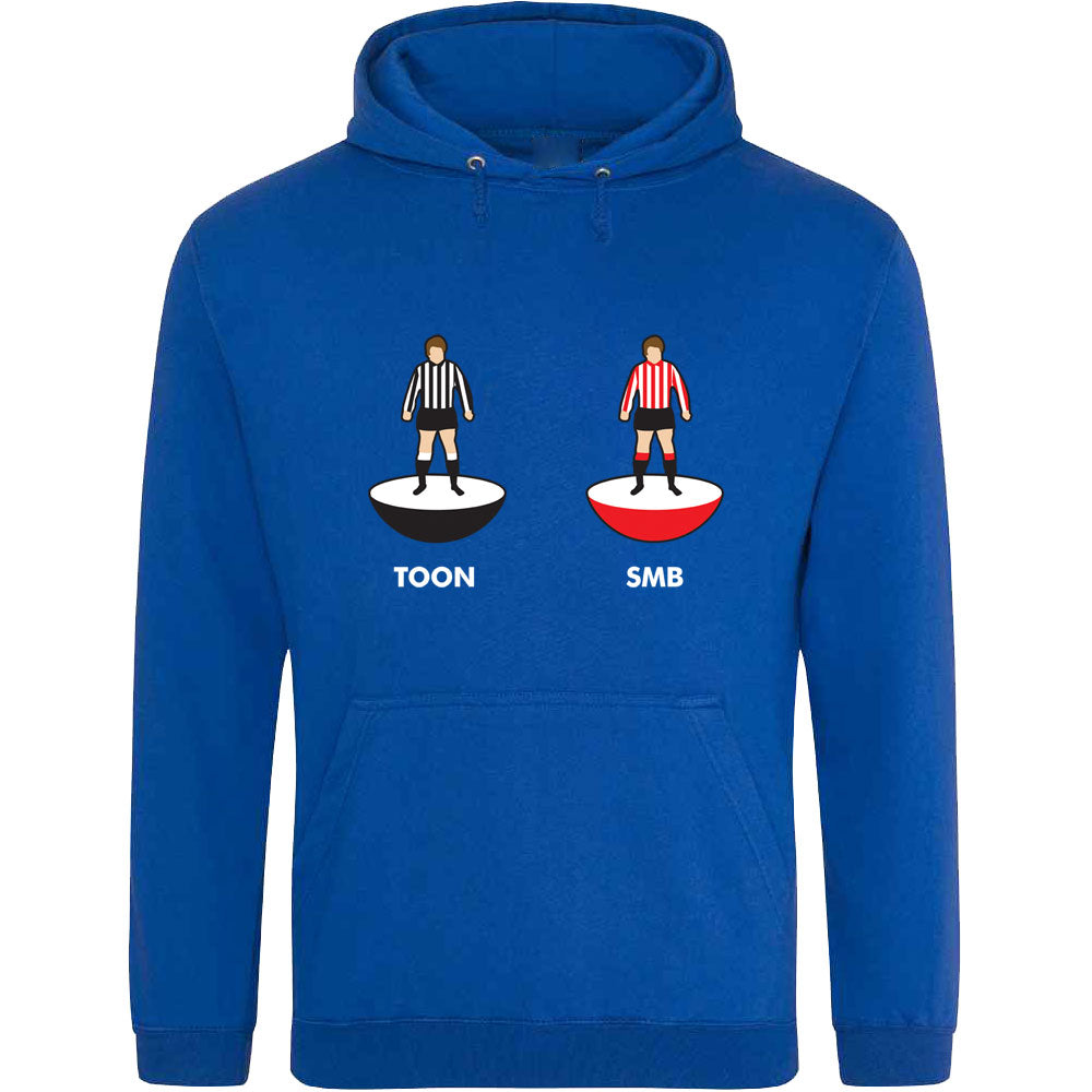 Newcastle and Sunderland Table Football Hooded-Top