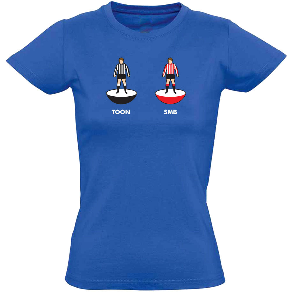 Newcastle and Sunderland Table Football Women's T-Shirt