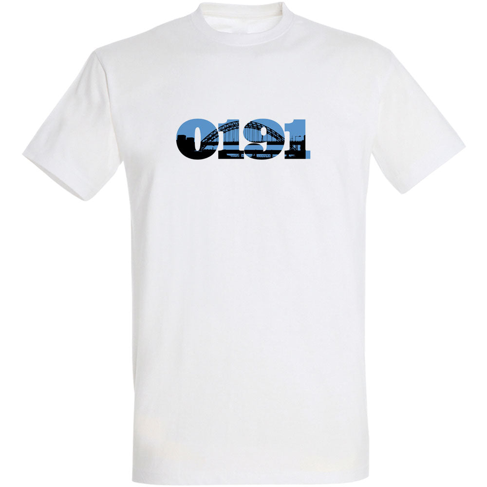Newcastle 0191 Tyne Bridge Men's T-Shirt