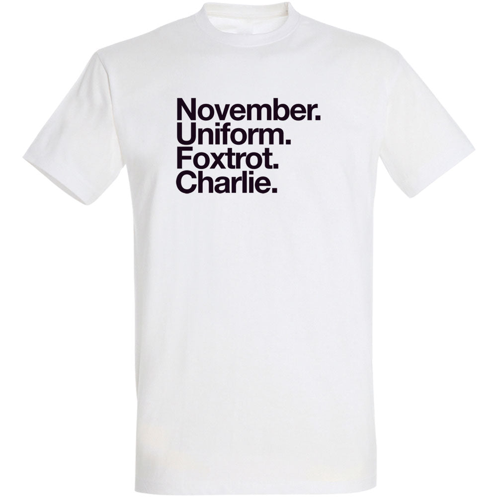 November Uniform Foxtrot Charlie Men's T-Shirt