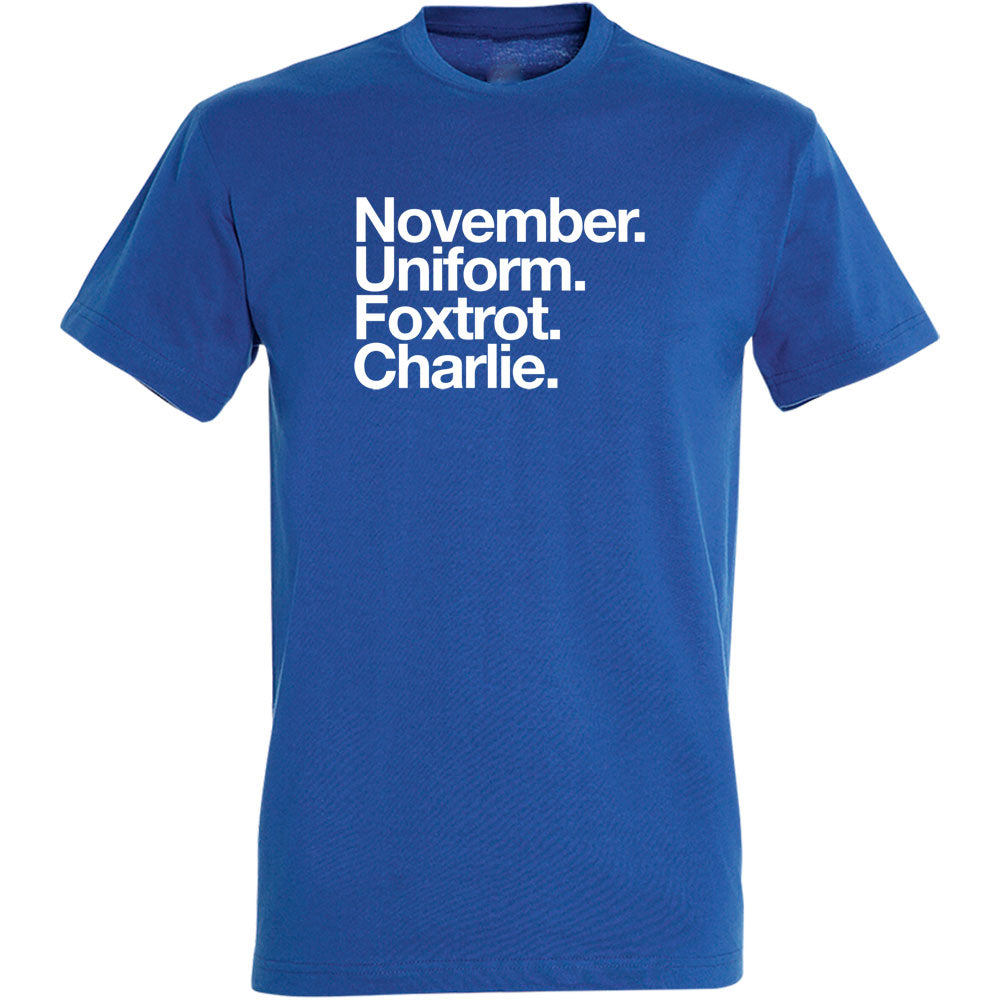 November Uniform Foxtrot Charlie Men's T-Shirt