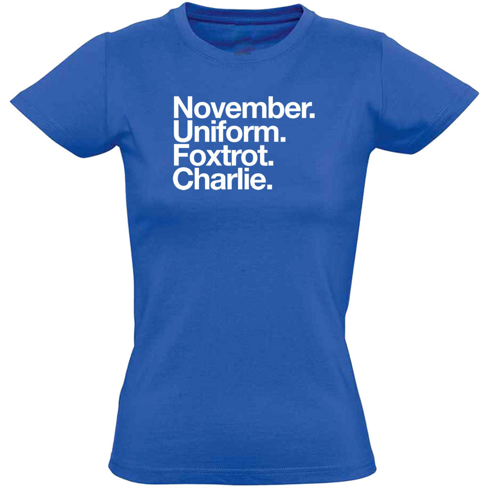 November Uniform Foxtrot Charlie Women's T-Shirt