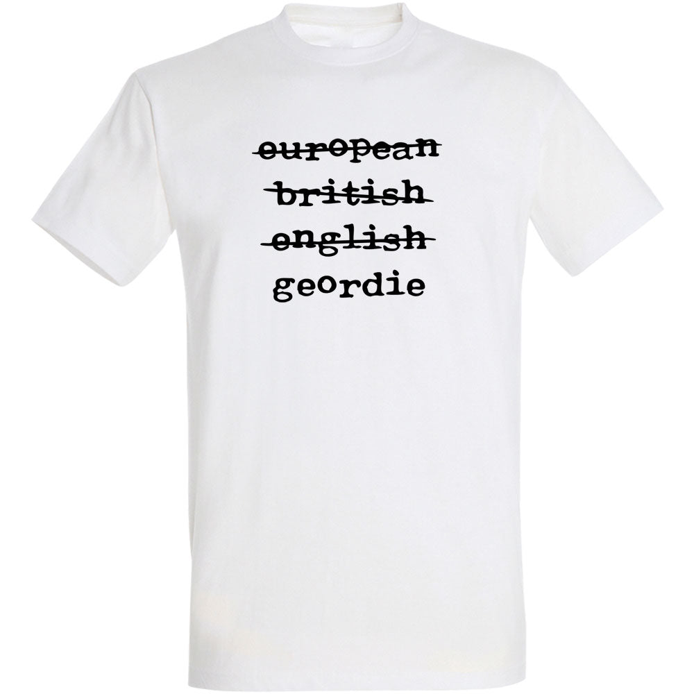 European British English Geordie Men's T-Shirt