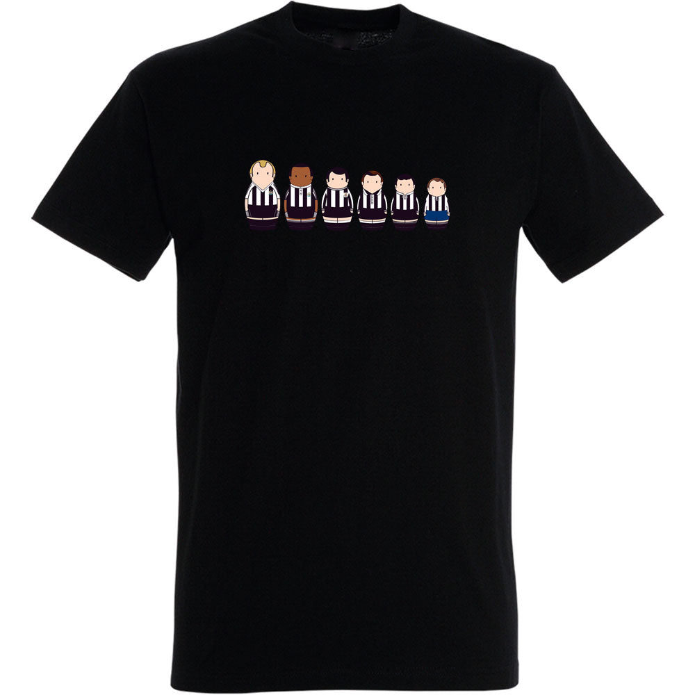 Newcastle United Home Kit Matryoshka Dolls Men's T-Shirt