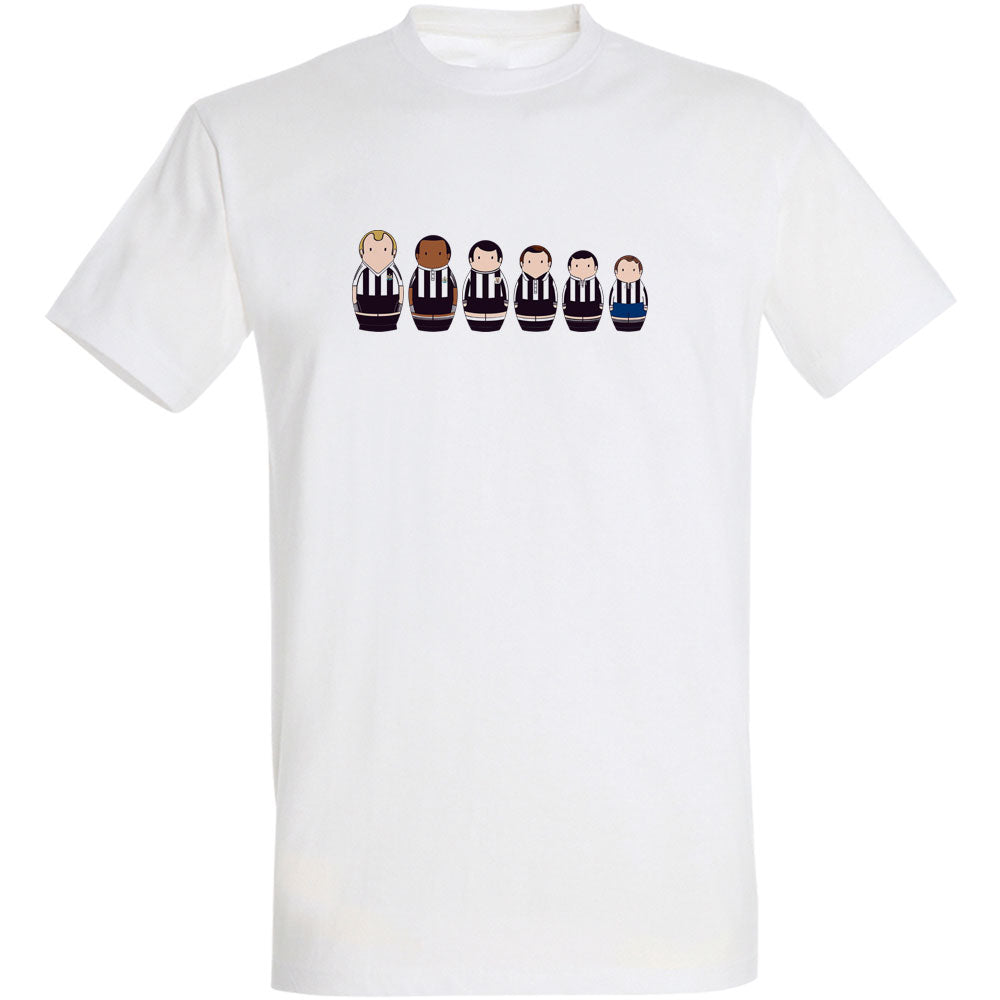 Newcastle United Home Kit Matryoshka Dolls Men's T-Shirt