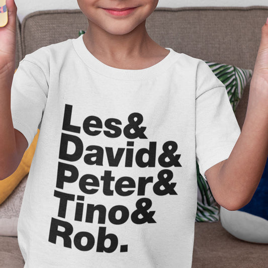Les & Dave & Peter & Tino & Rob Kids' T-Shirt