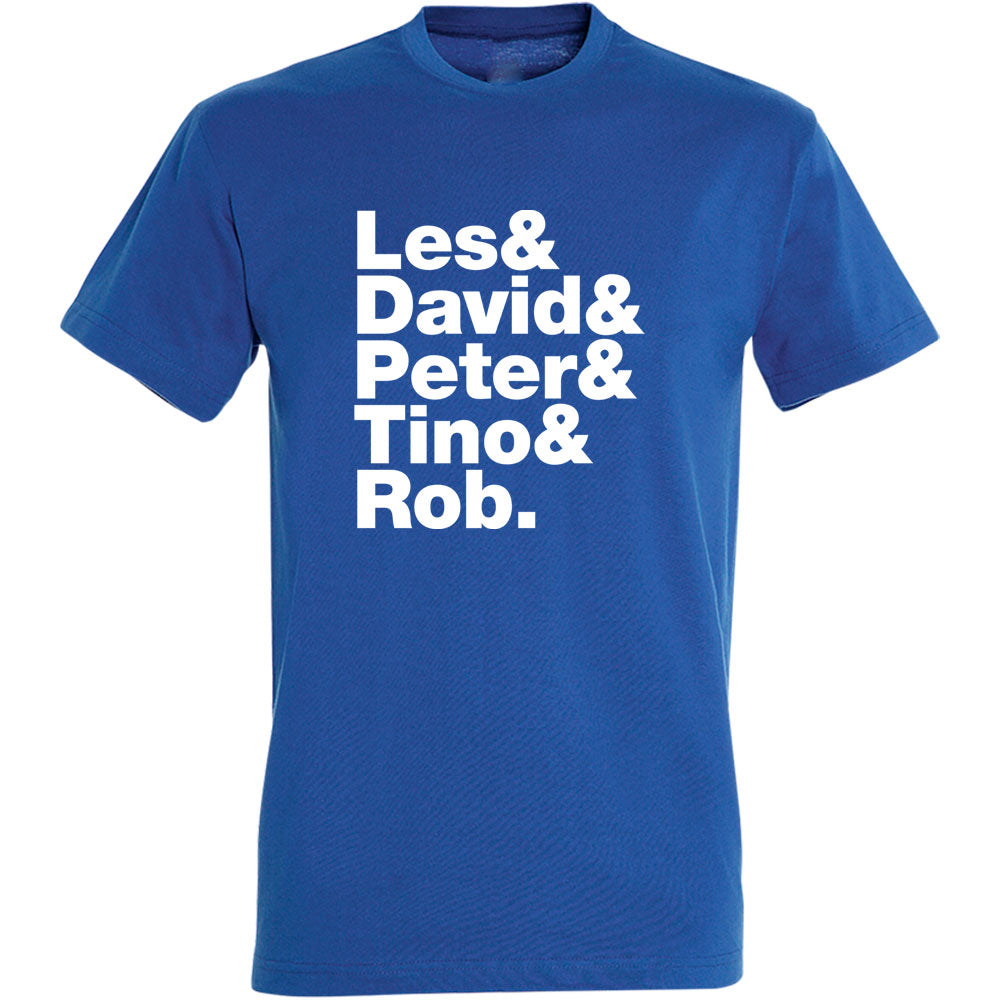 Les & Dave & Peter & Tino & Rob Men's T-Shirt