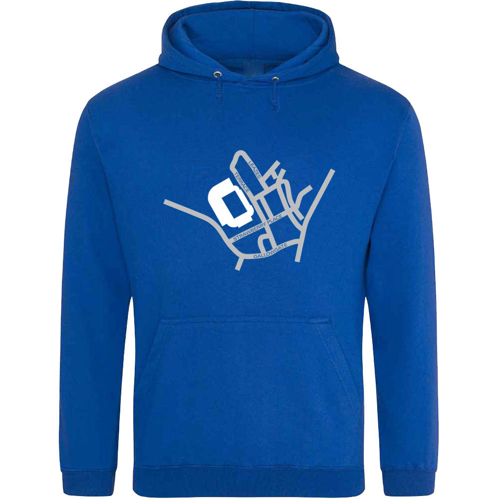 St James' Park Map Hooded-Top