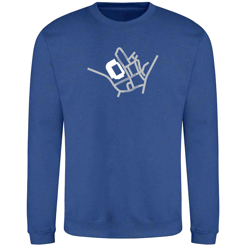 St James' Park Map Sweatshirt
