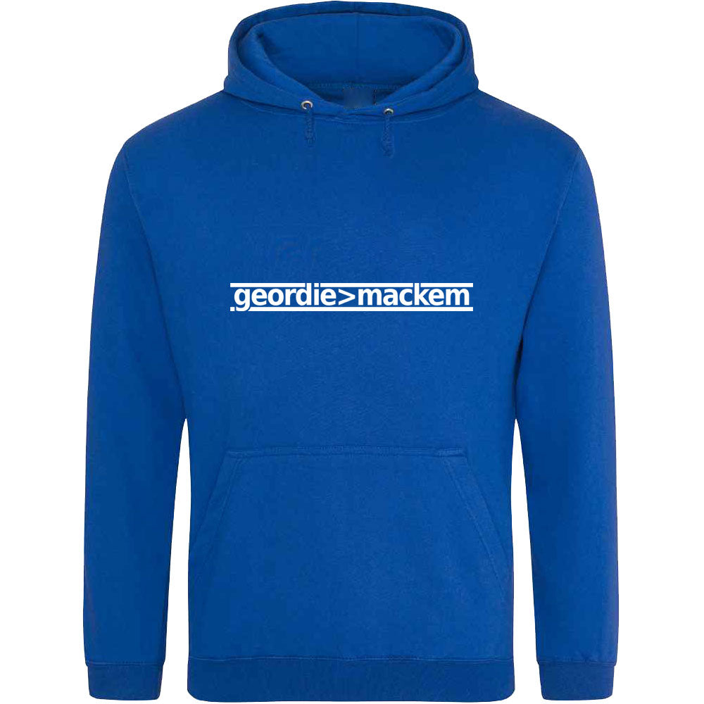 Geordie Greater Than Mackem Hooded-Top
