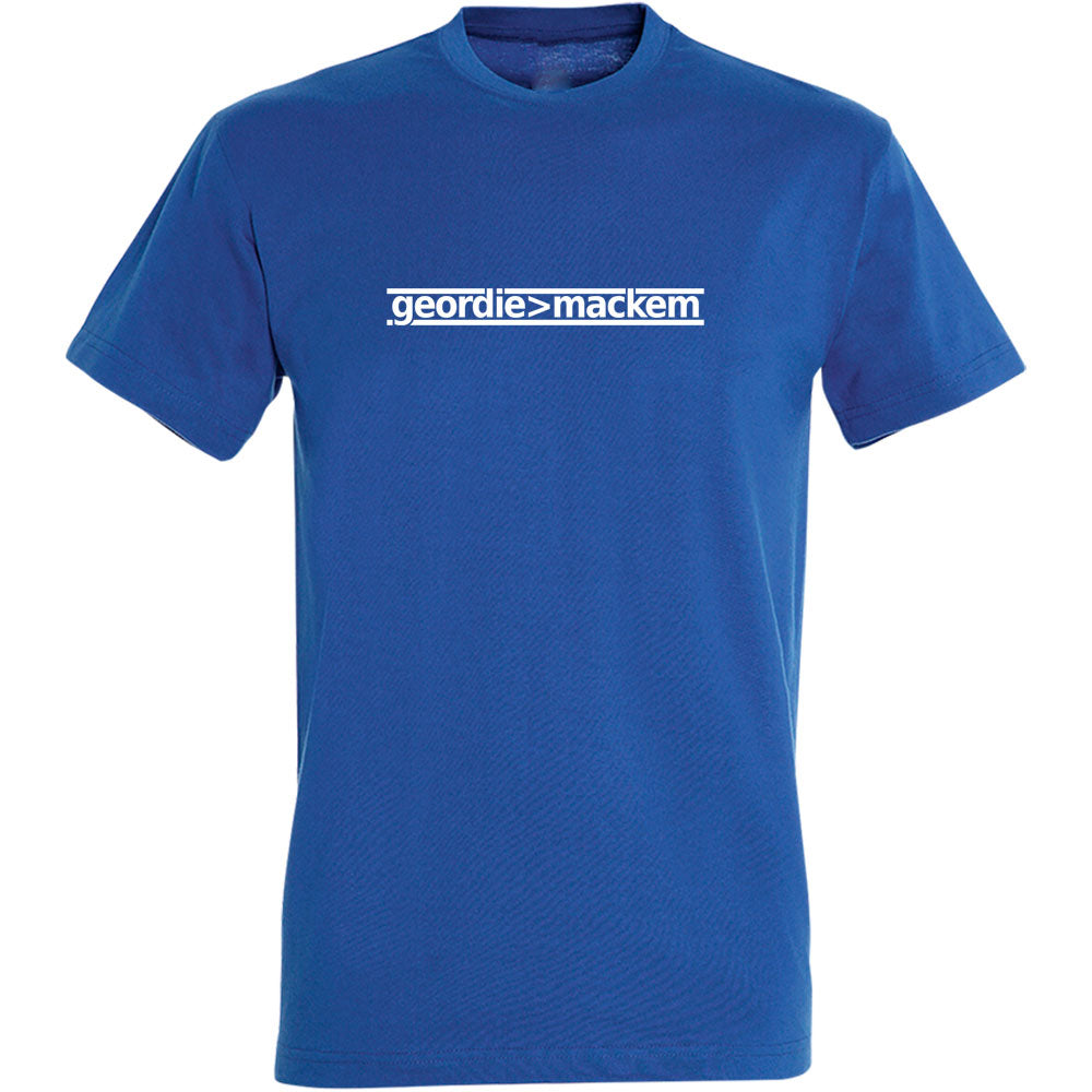 Geordie Greater Than Mackem Men's T-Shirt