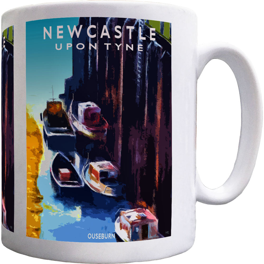 Newcastle Ouseburn by Hadrian Richards Ceramic Mug