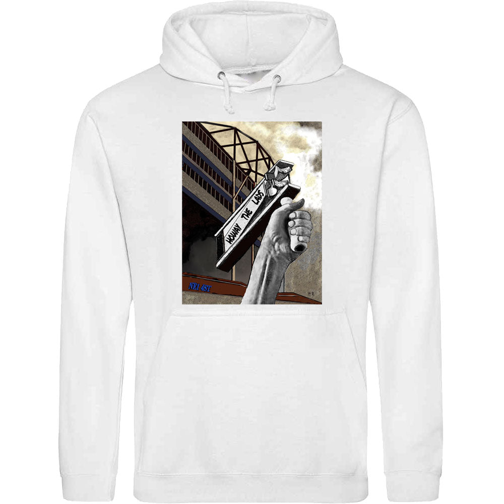 Howay The Lads by Hadrian Richards Hooded-Top
