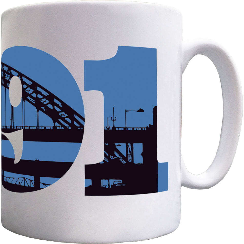 Newcastle 0191 Ceramic Mug
