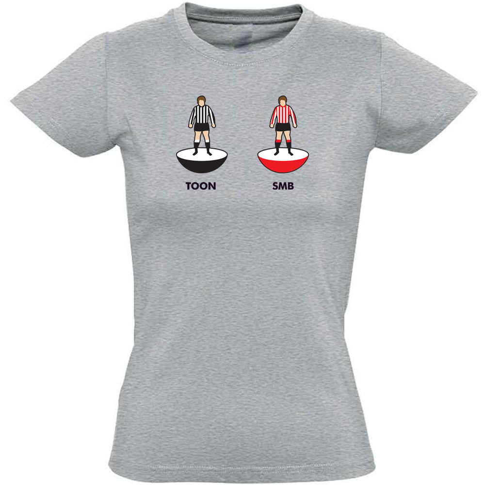 Newcastle and Sunderland Table Football Women's T-Shirt