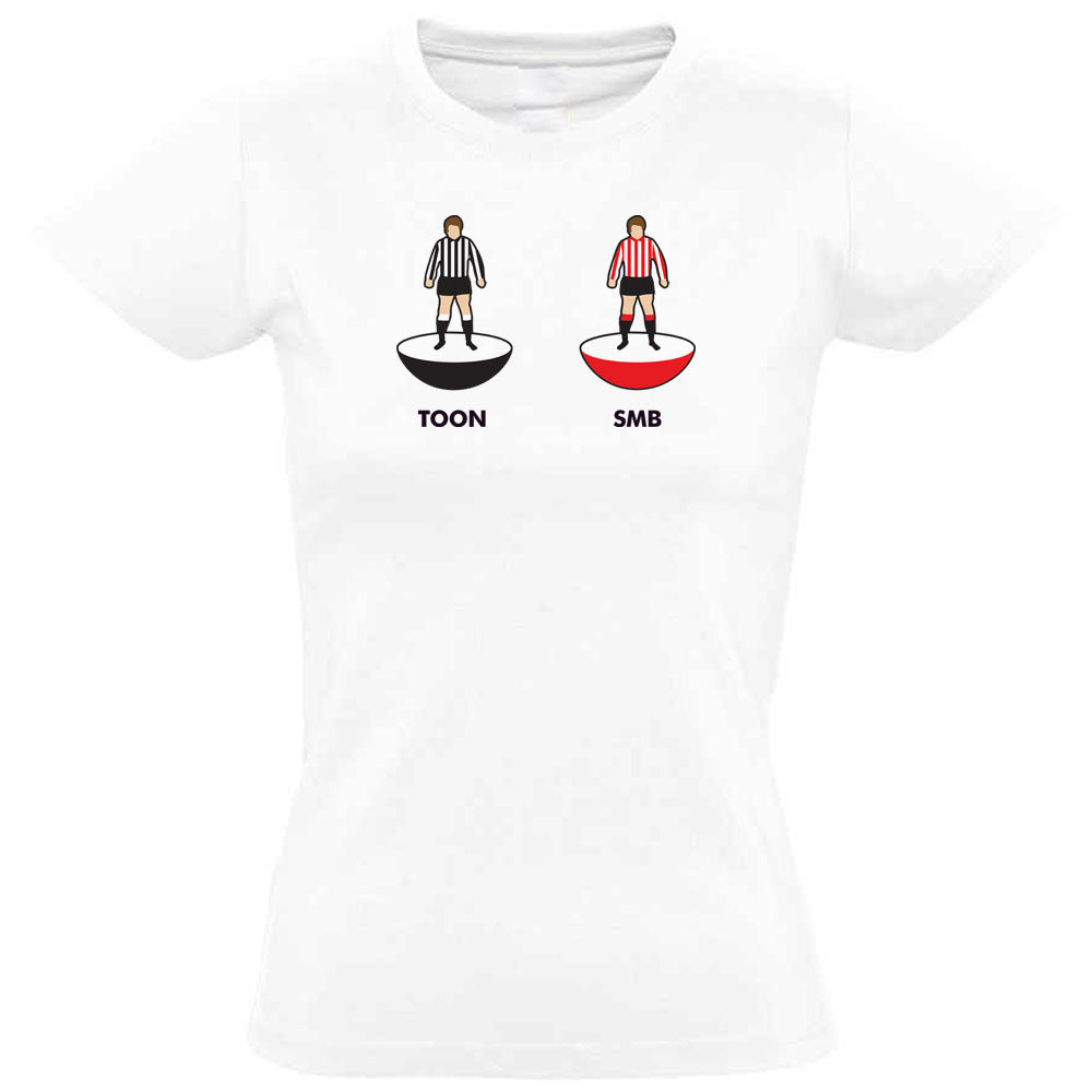Newcastle and Sunderland Table Football Women's T-Shirt