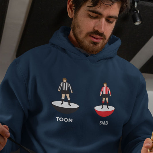 Newcastle and Sunderland Table Football Hooded-Top