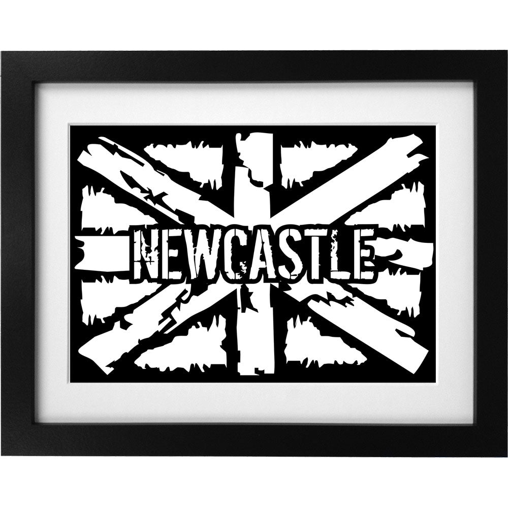 Newcastle Union Flag Art Print