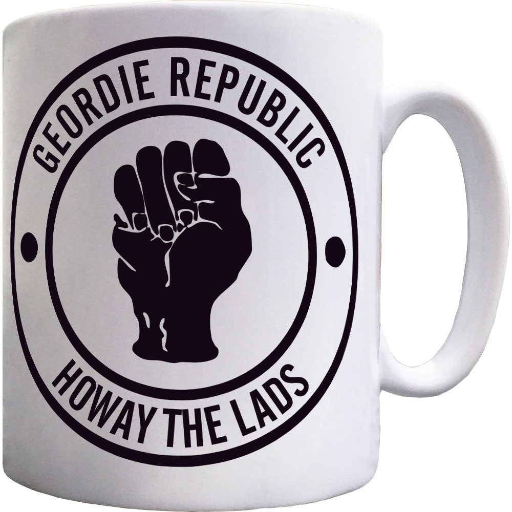 Geordie Republic "Howay The Lads" Ceramic Mug
