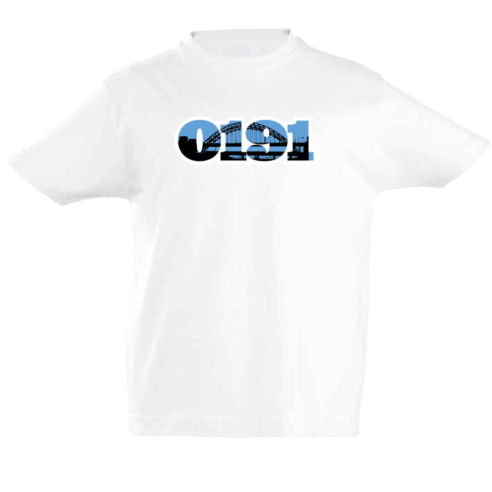 Newcastle 0191 Tyne Bridge Kids' T-Shirt