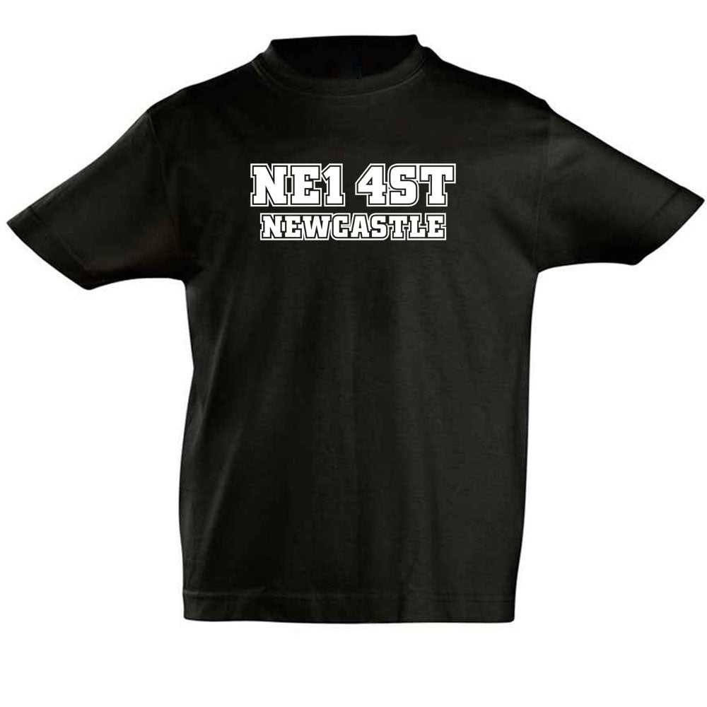 Newcastle United Postcode Kids' T-Shirt