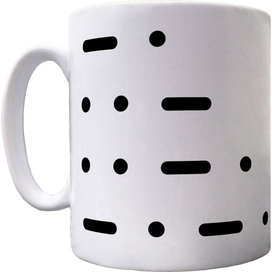 NUFC Morse Code Ceramic Mug