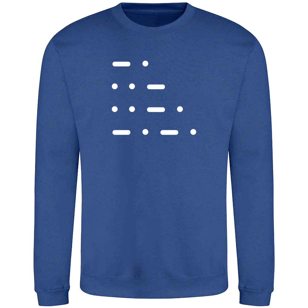 NUFC Morse Code Sweatshirt