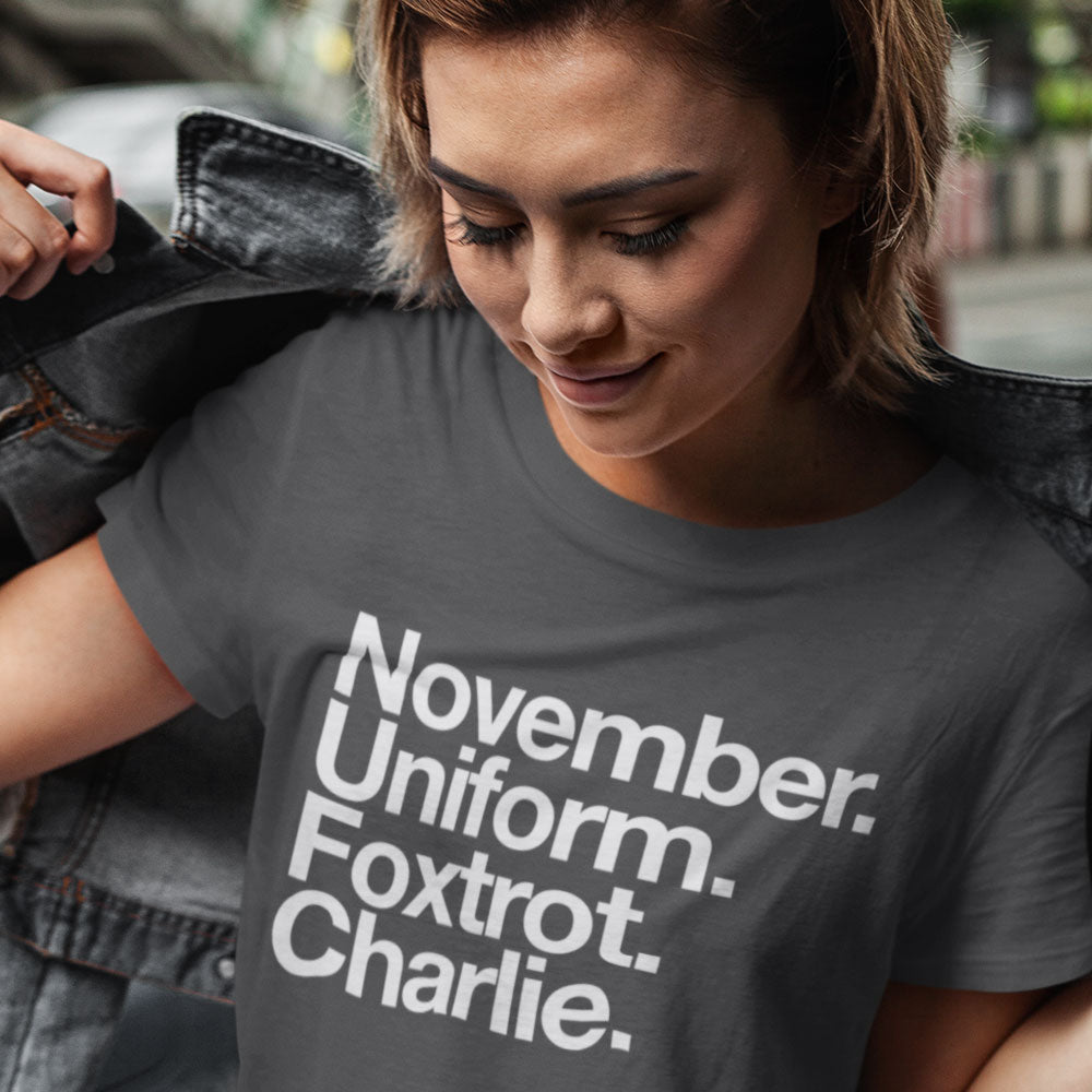 November Uniform Foxtrot Charlie Women's T-Shirt