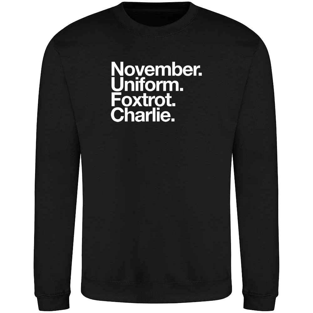 November Uniform Foxtrot Charlie Sweatshirt