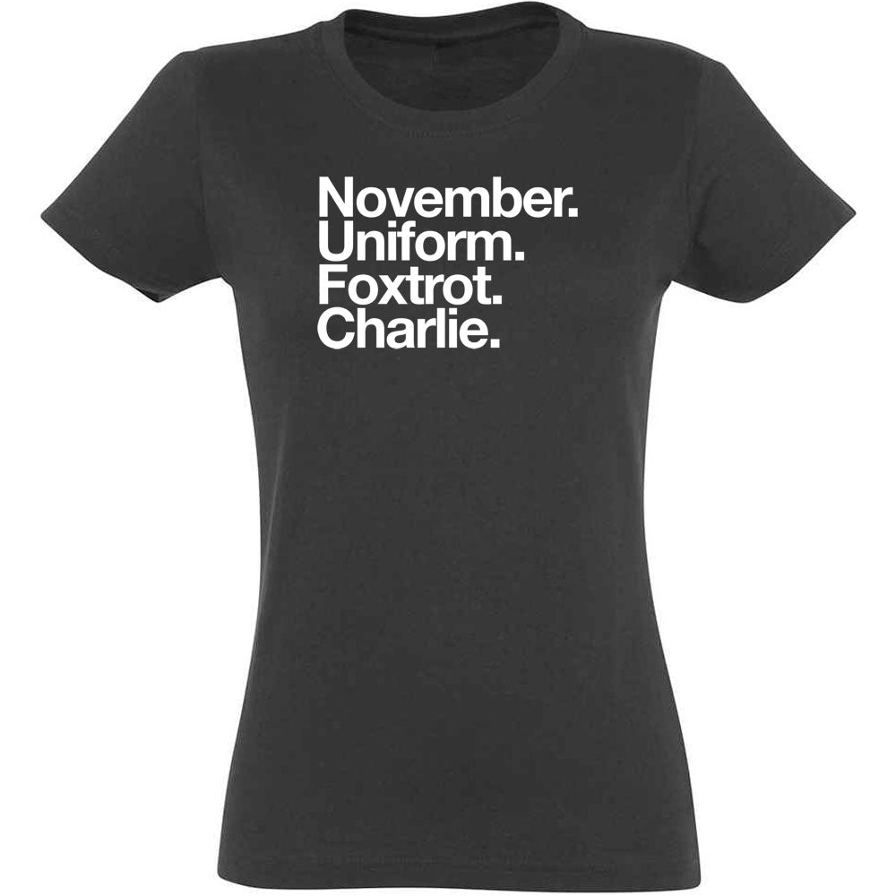 November Uniform Foxtrot Charlie Women's T-Shirt