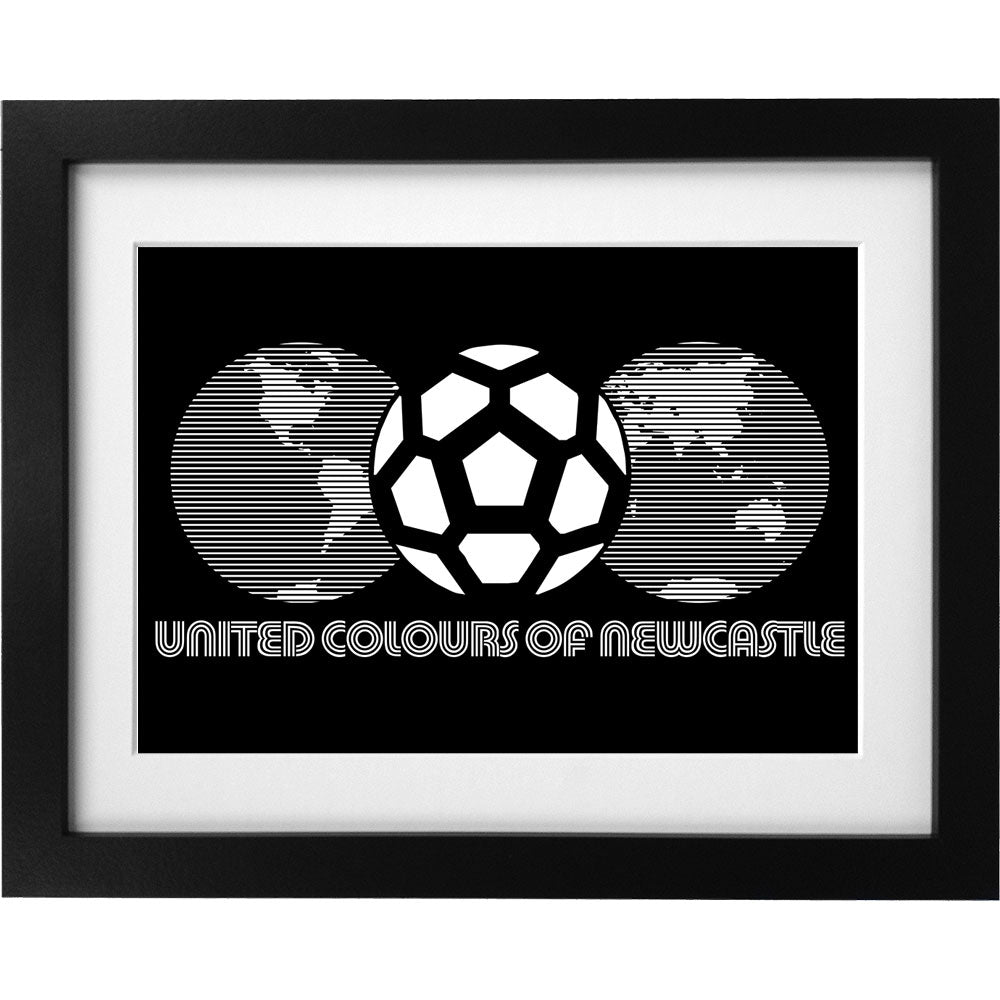United Colours of Newcastle (Globes) Art Print