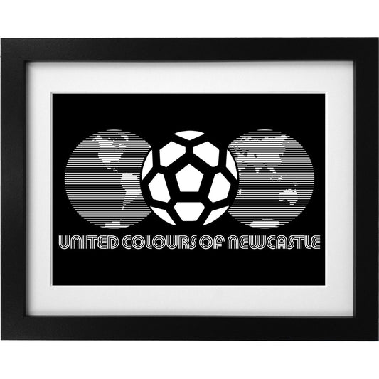 United Colours of Newcastle (Globes) Art Print
