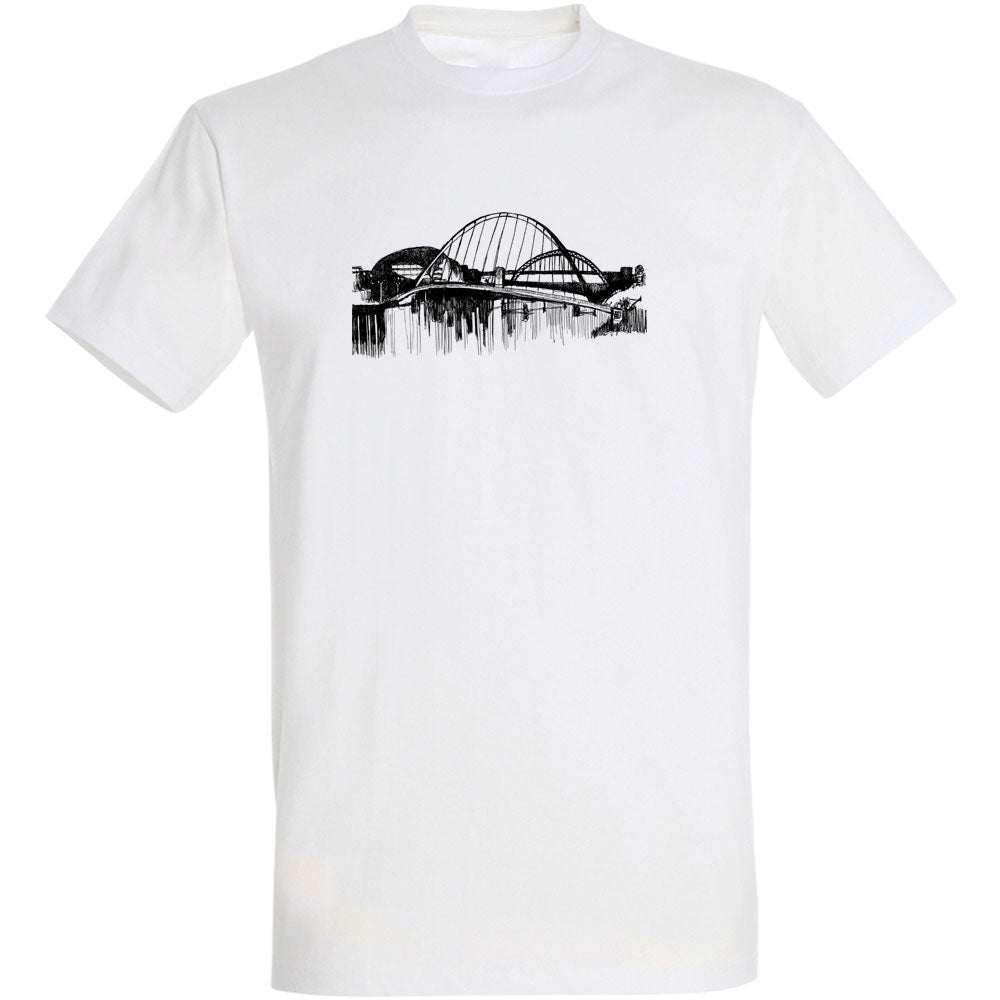 Tyne Skyline Sketch Men's T-Shirt