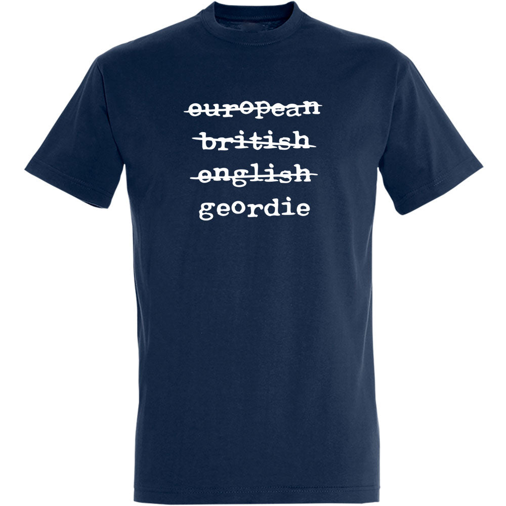 European British English Geordie Men's T-Shirt