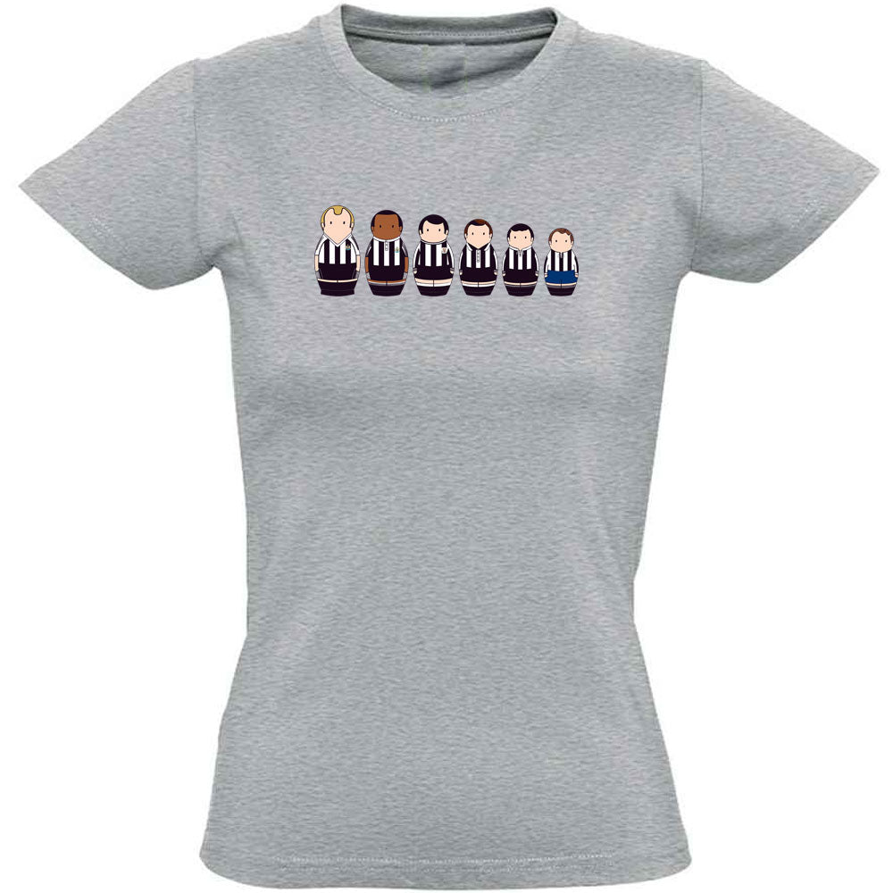 Newcastle United Home Kit Matryoshka Dolls Women's T-Shirt