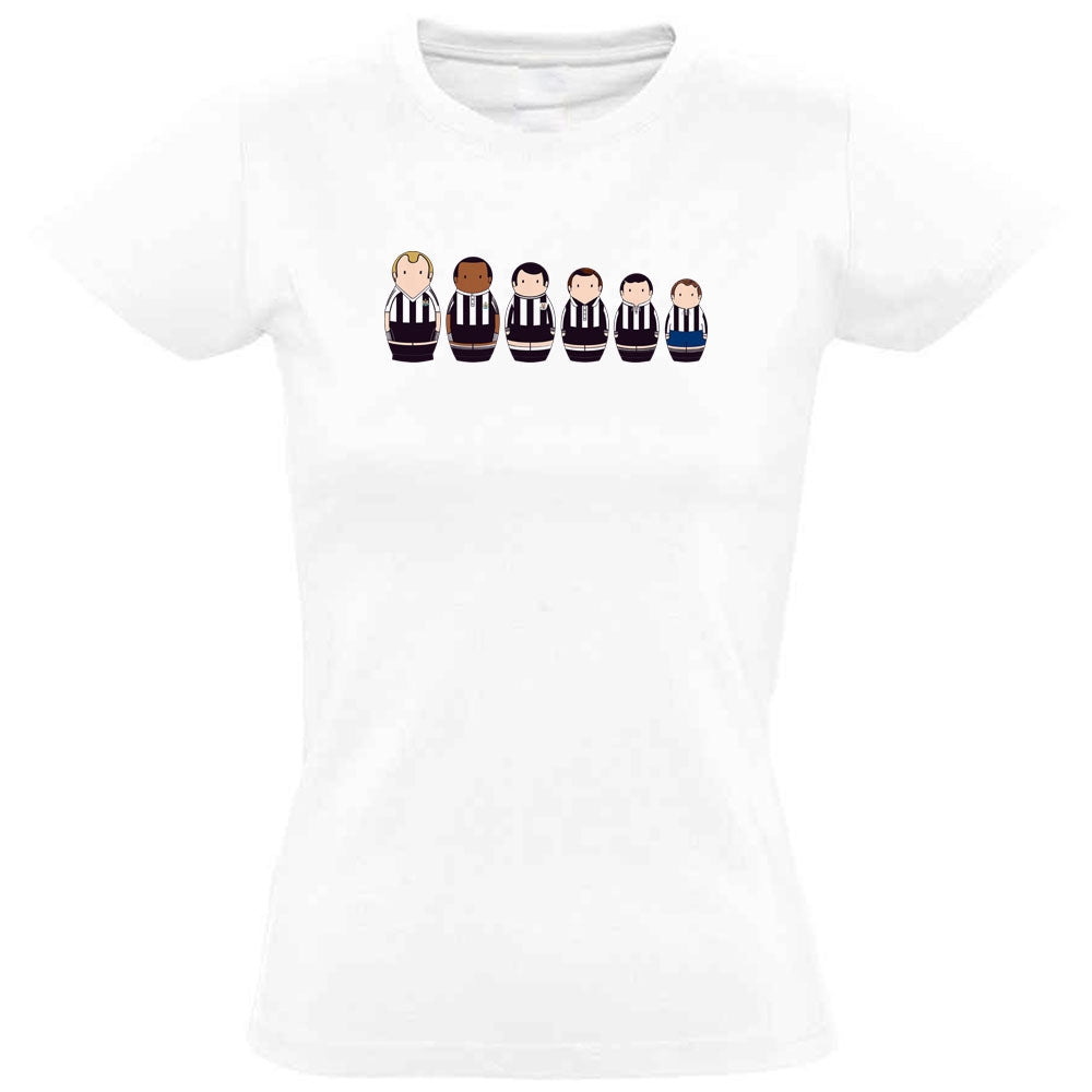 Newcastle United Home Kit Matryoshka Dolls Women's T-Shirt