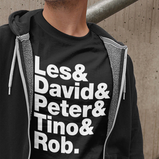 Les & Dave & Peter & Tino & Rob Men's T-Shirt