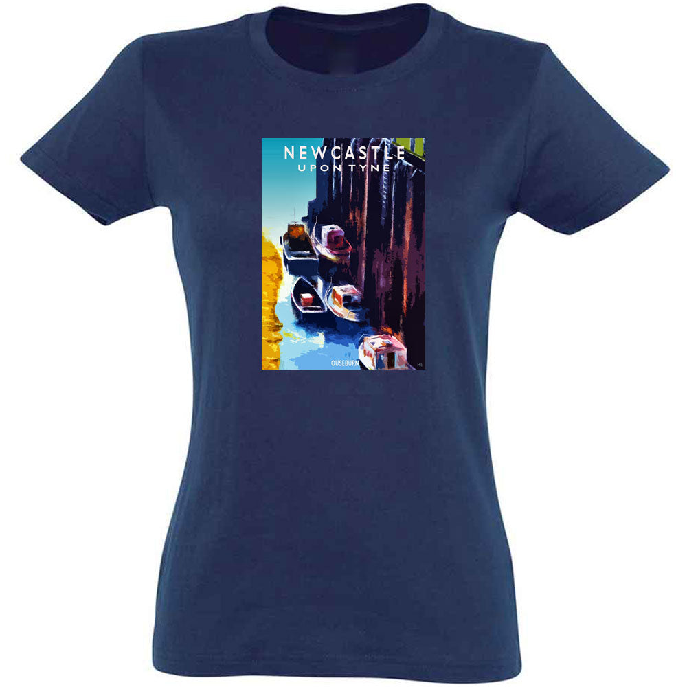 Newcastle Ouseburn by Hadrian Richards Women's T-Shirt