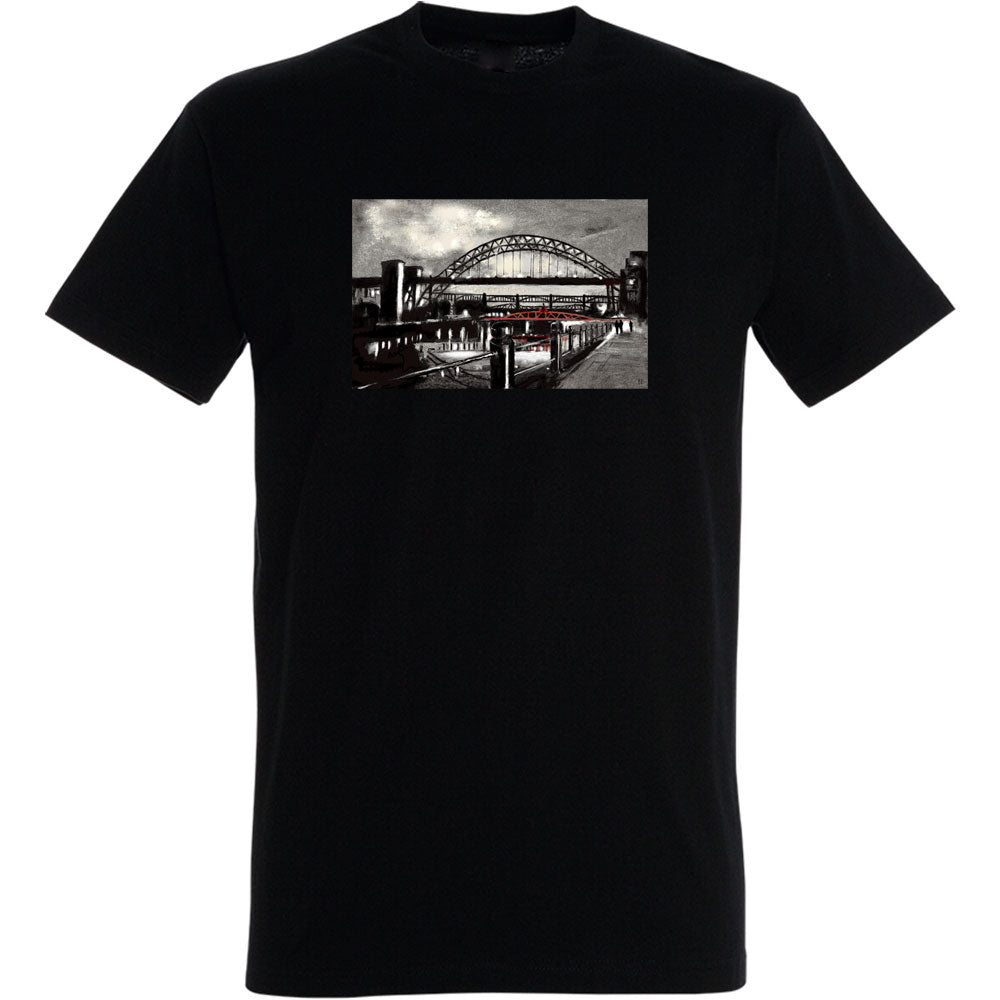 Twilight Tyne by Hadrian Richards Men's T-Shirt