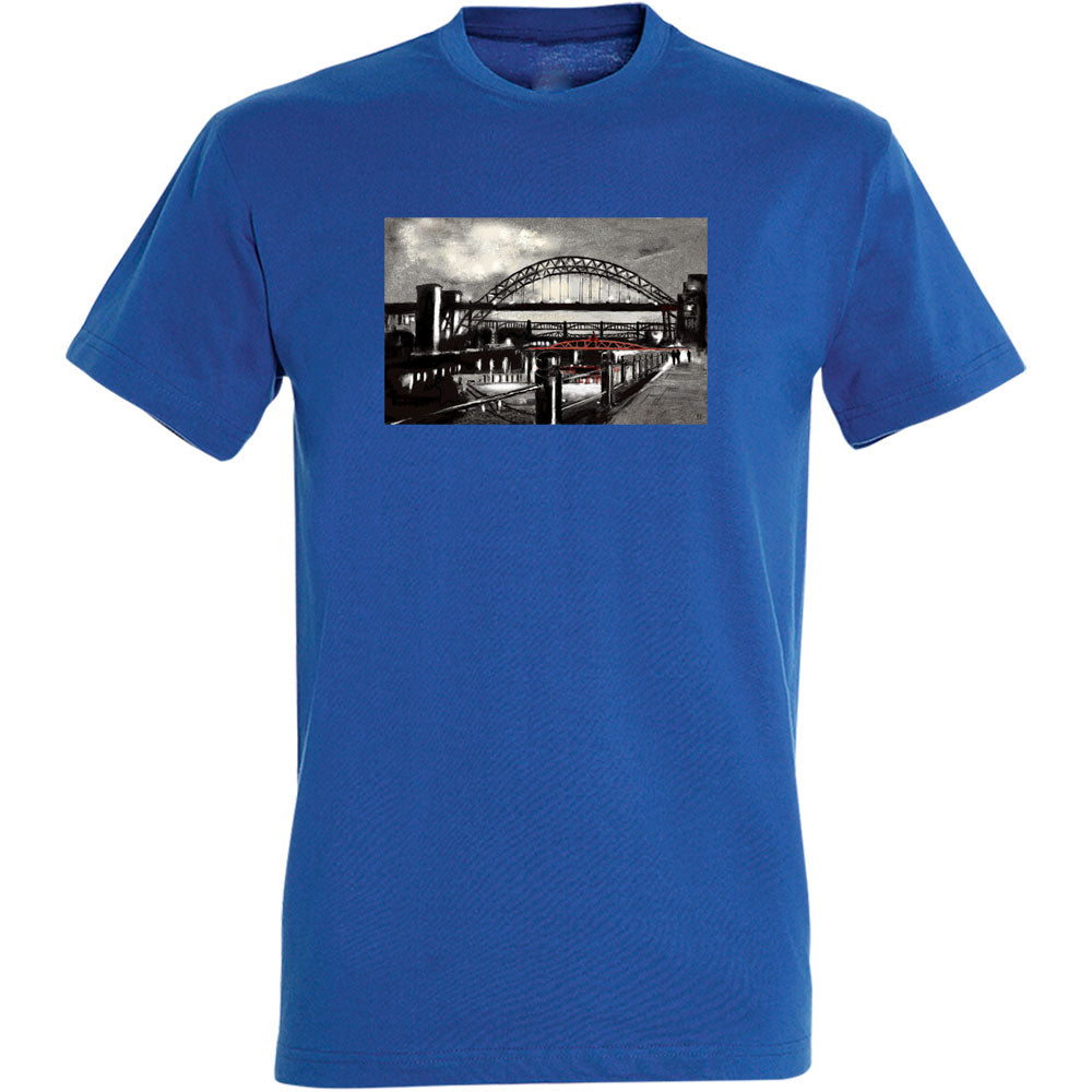 Twilight Tyne by Hadrian Richards Men's T-Shirt