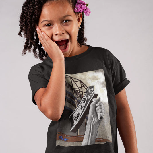 Howay The Lads by Hadrian Richards Kids' T-Shirt