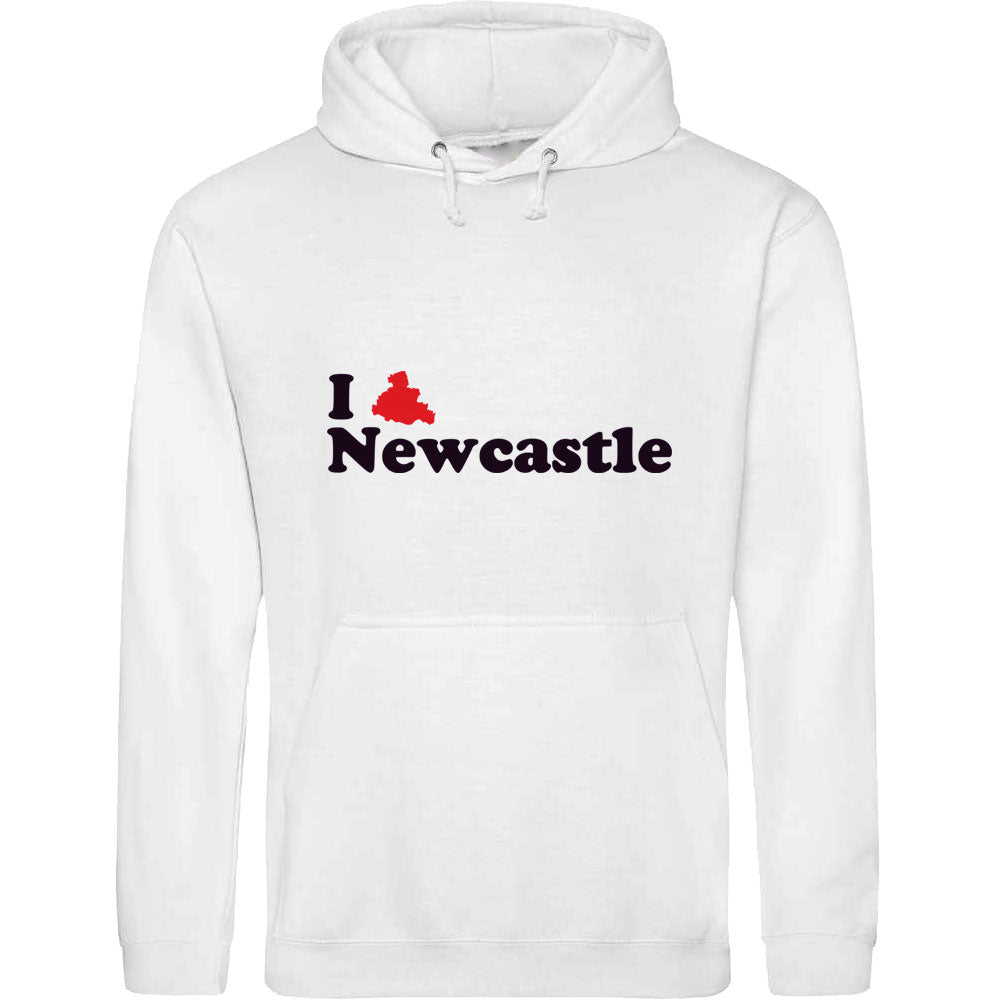 I Love Newcastle Hooded-Top