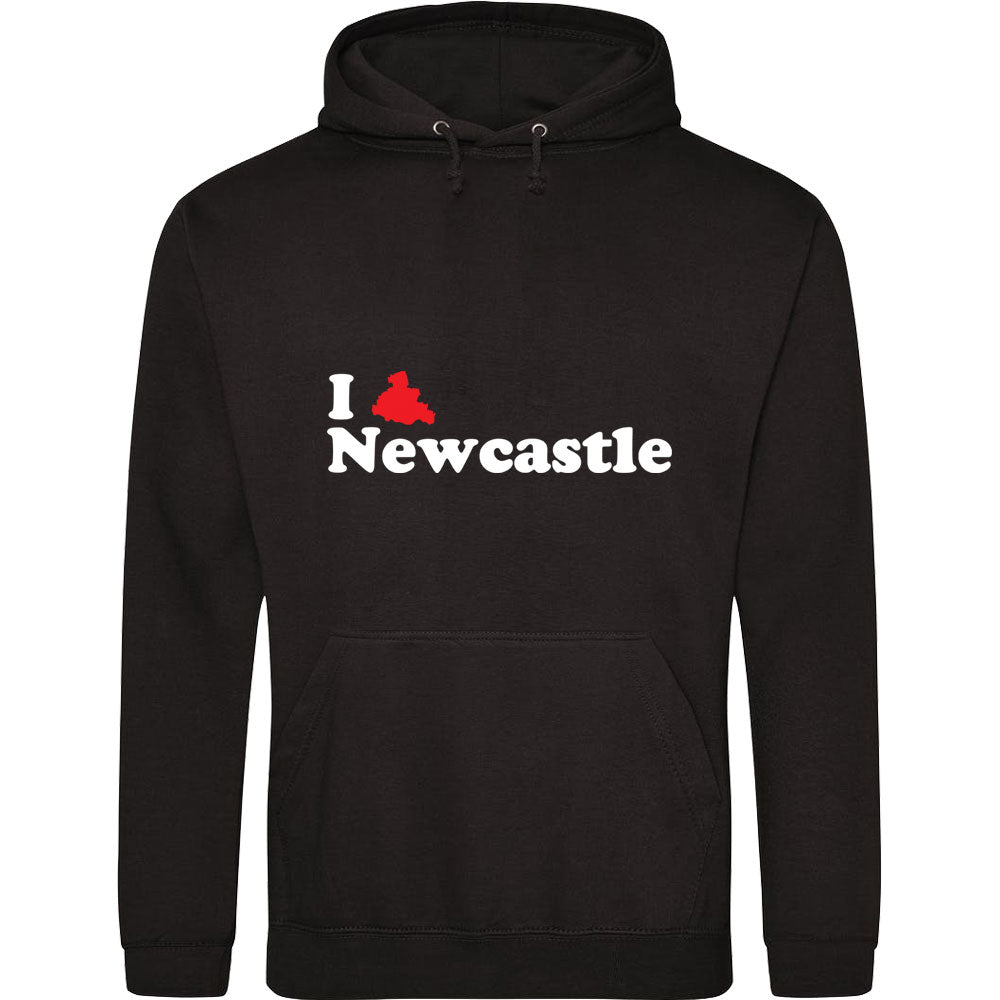 I Love Newcastle Hooded-Top