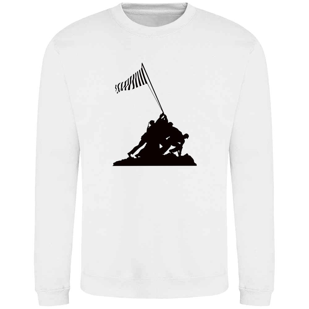 Iwo Jima Newcastle Flag Sweatshirt
